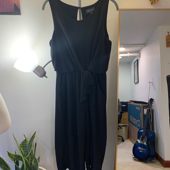 Luxology Size 4 Black wide leg romper - Picture 4 of 13